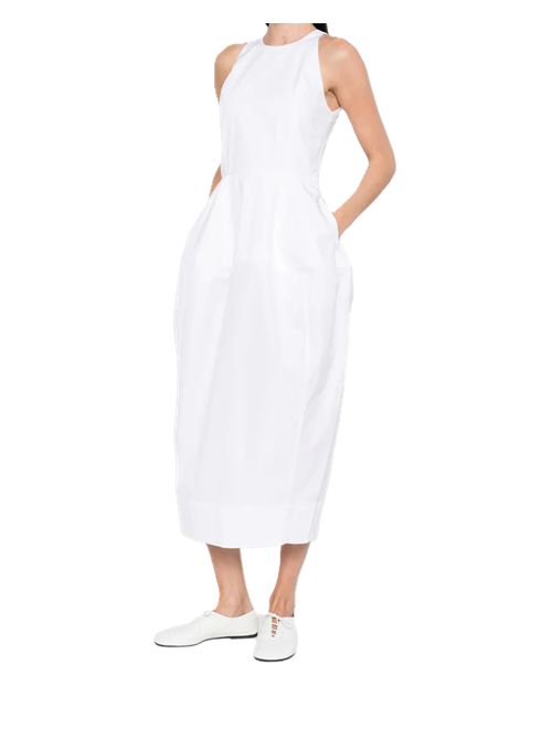 sculptural poplin dress Róhe | 419-33-111100 OPTIC WHITE
